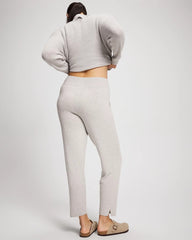 HEATHER STONE - Premier Knit Straight Leg Ankle Pant | Soma