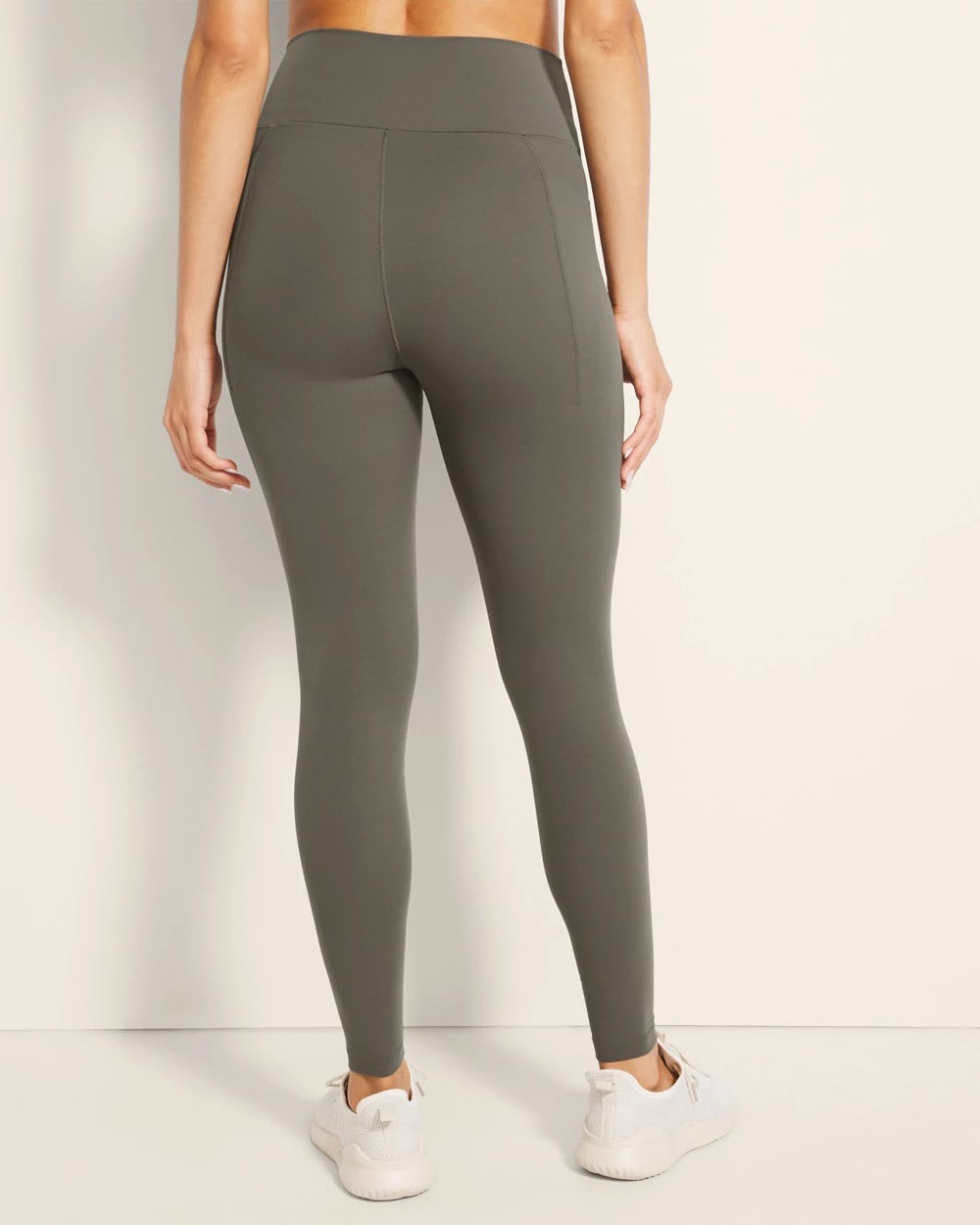 DARK GRAY OLIVE - High-Waist Pocket Leggings | Soma