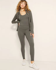 DARK GRAY OLIVE - High-Waist Pocket Leggings | Soma