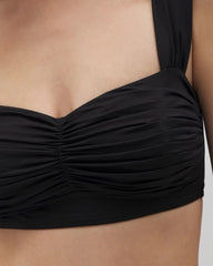 BLACK - Soma Swim Ruched Bikini Top | Soma