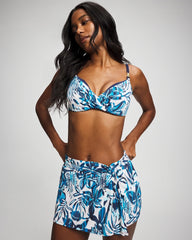 MULTI - Turning Tides Draped Bikini Top | Soma