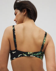 TROPICAL TWIST BLACK - Twist Bikini Top | Soma
