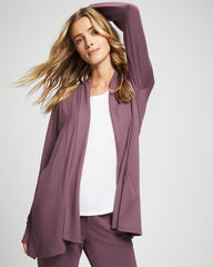 PURPLE FLINT - Ultrasoft Fleece Cardigan | Soma