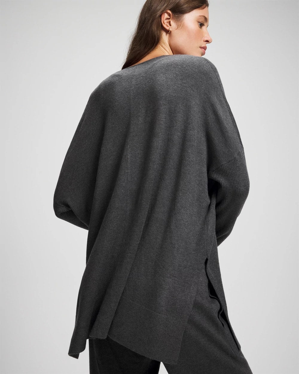 HEATHER QUARTZ - Premier Knit Sweater Wrap | Soma