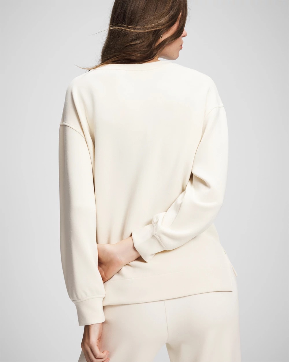 PARCHMENT - Modern Modal Crewneck Sweatshirt | Soma