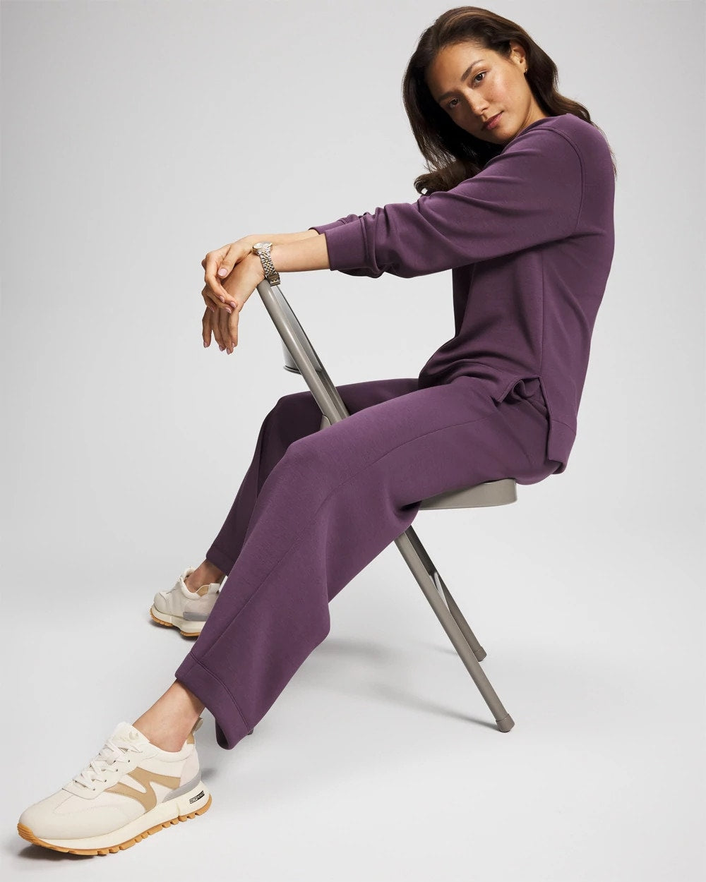 PLUM PERFECT - Modern Modal Crewneck Sweatshirt | Soma