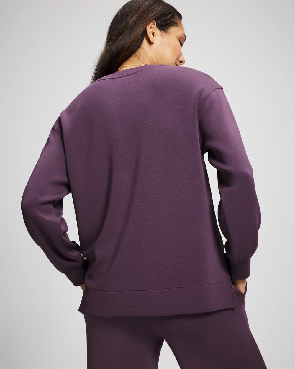 PLUM PERFECT - Modern Modal Crewneck Sweatshirt | Soma