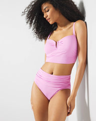 META MAUVE - V-Wire Cropped Bikini Top | Soma
