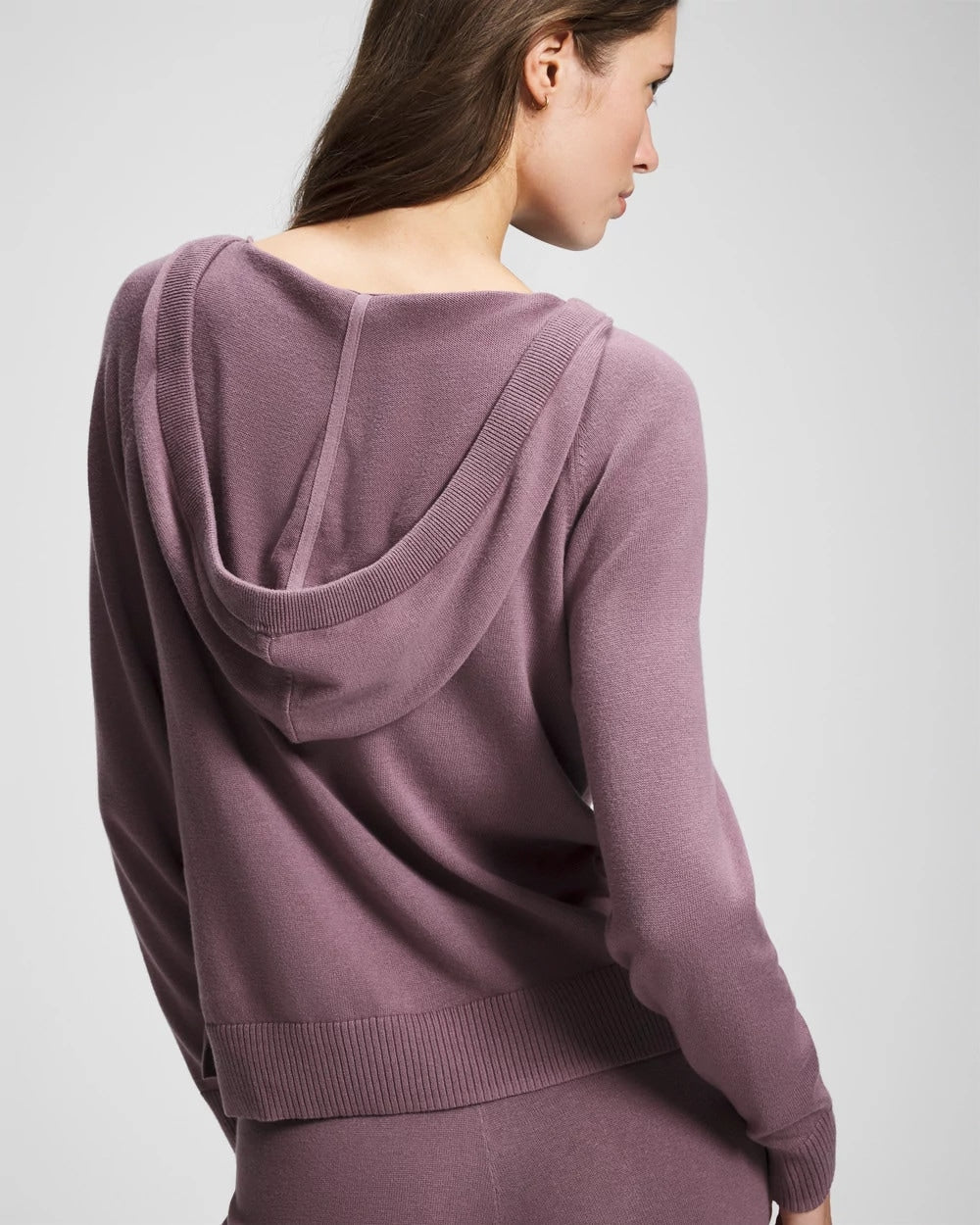 PURPLE FLINT - Cotton Sweater Hoodie | Soma