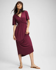 VELVET PLUM - Pamilla Midi Bra Dress | Soma
