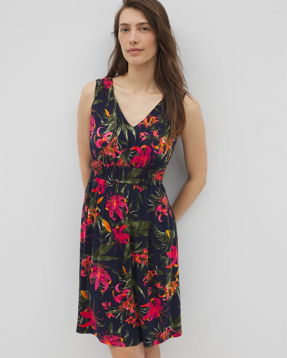LE TIGRE TROPIC NAVY - Riviera Short Bra Dress | Soma