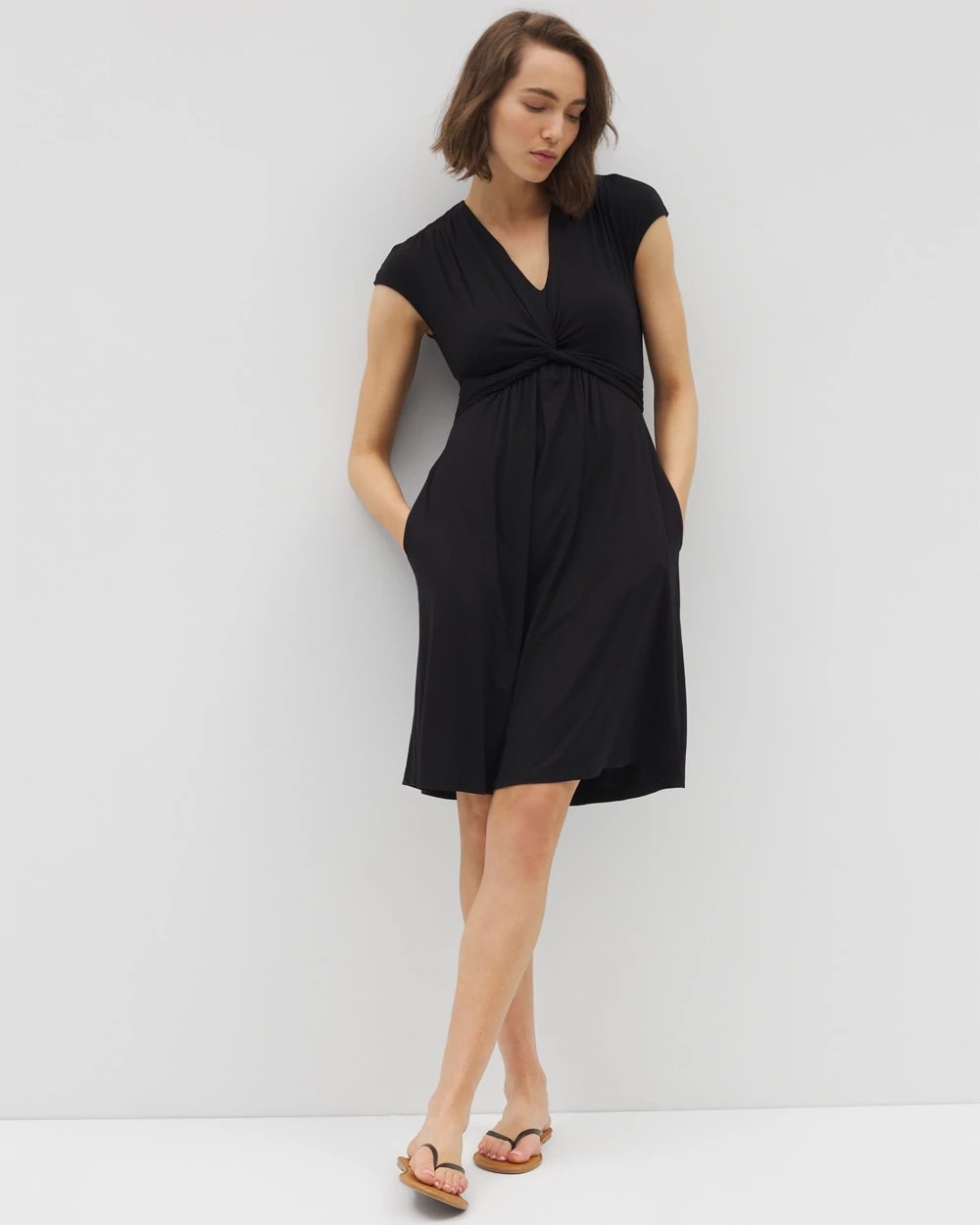 BLACK - Twist Short Bra Dress | Soma
