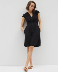 BLACK - Twist Short Bra Dress | Soma