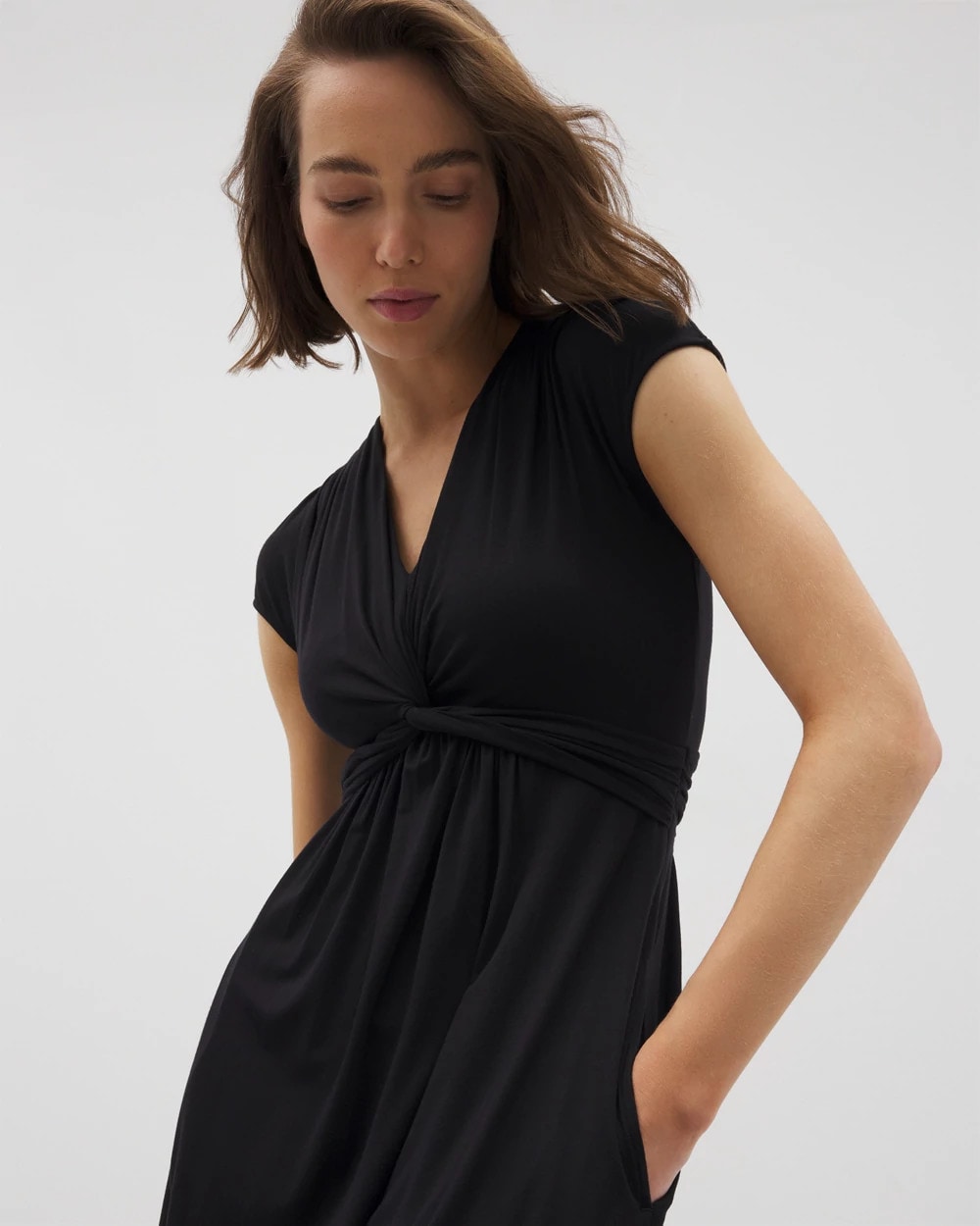 BLACK - Twist Short Bra Dress | Soma