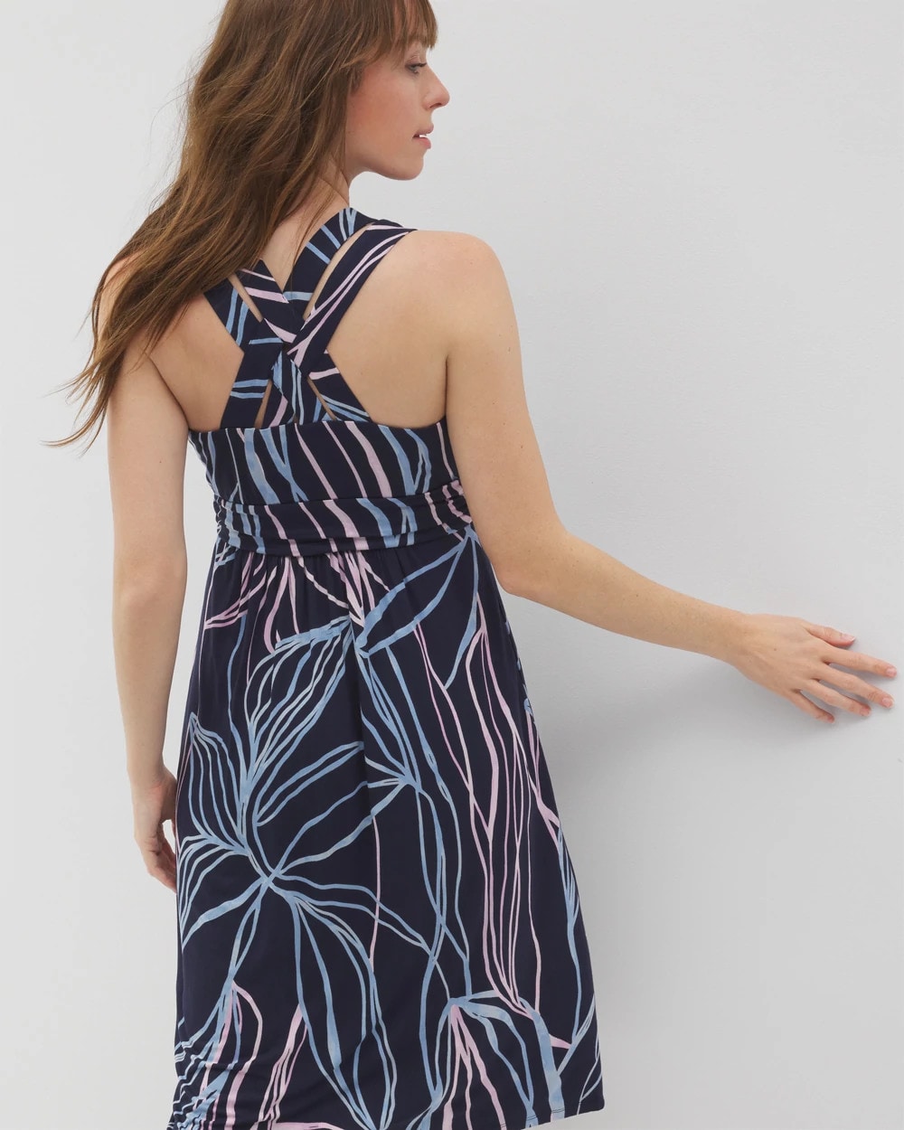 SO RELEAFED GRAND NAVY - Cross Back Strap Bra Dress | Soma
