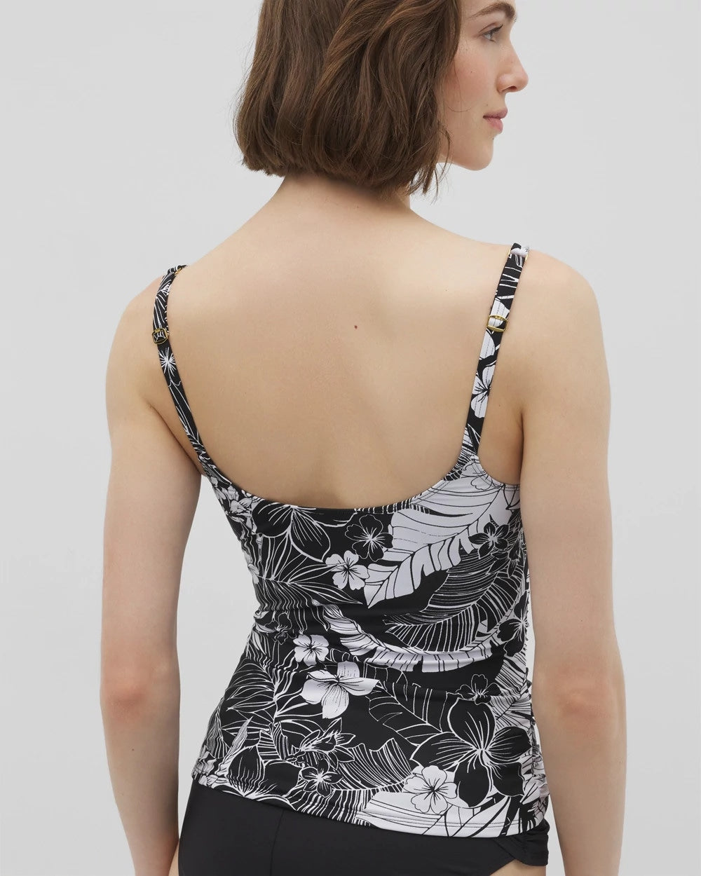 BLACK - Scoop Neck Tankini | Soma