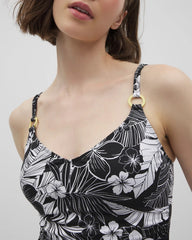 BLACK - Scoop Neck Tankini | Soma