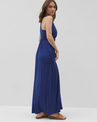 NAVY PEONY - Isla Cross Back Maxi Bra Dress | Soma