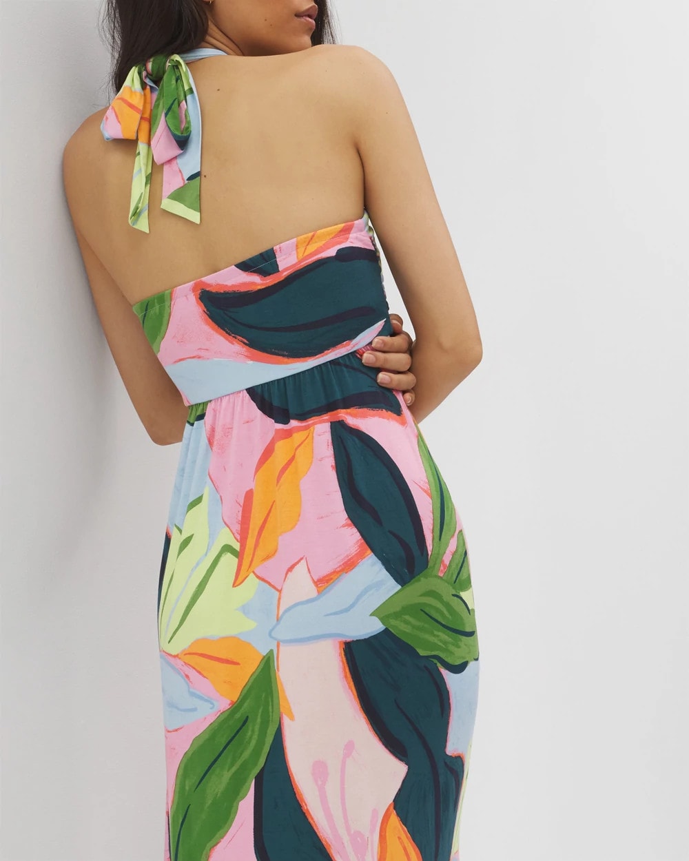 FLIRTY FLORA DARK SEA - Retreat Maxi Bra Dress | Soma