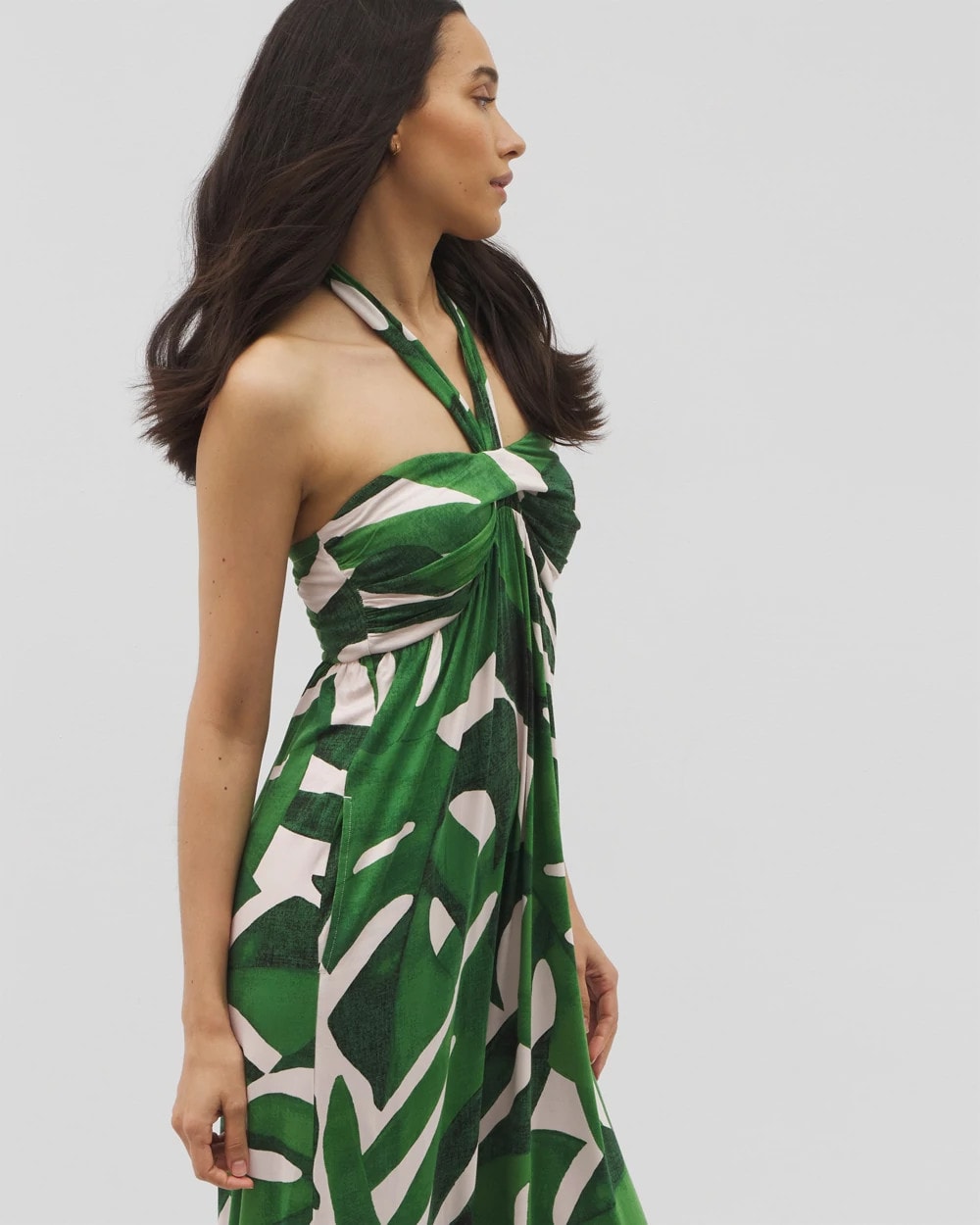 TROPICAL BREEZE G PALM - Retreat Maxi Bra Dress | Soma