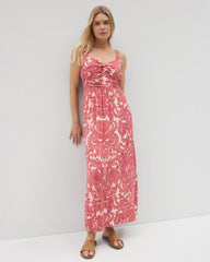 SHOW OFF PAISLEY PEACH - Bahia Maxi Bra Dress | Soma