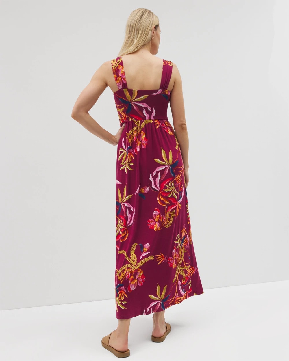 SUNRISE FLORA RED BEAUTY - Bahia Maxi Bra Dress | Soma