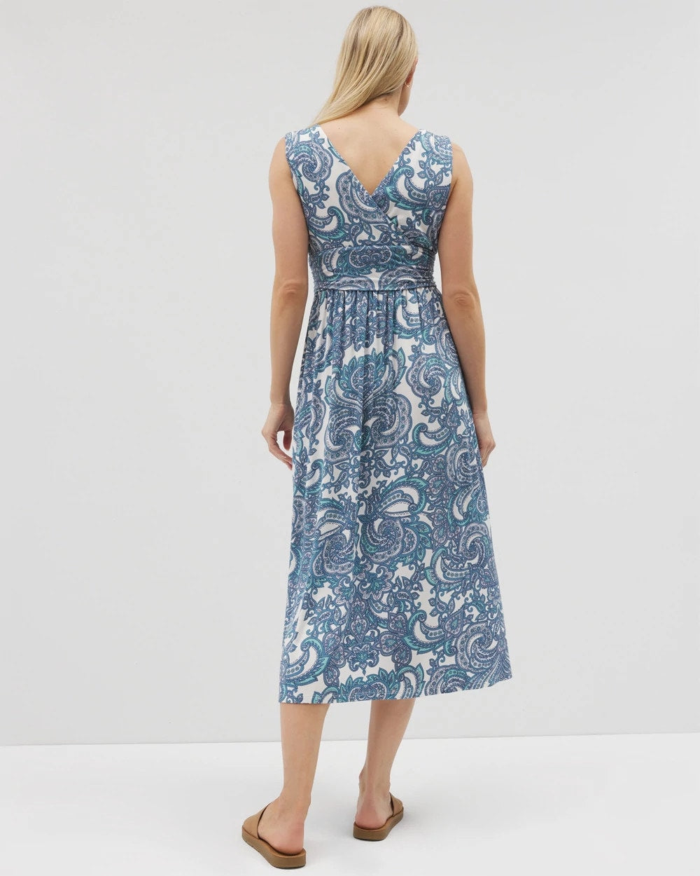 SHOW OFF PAISLEY COCONUT - Goddess Midi Bra Dress | Soma
