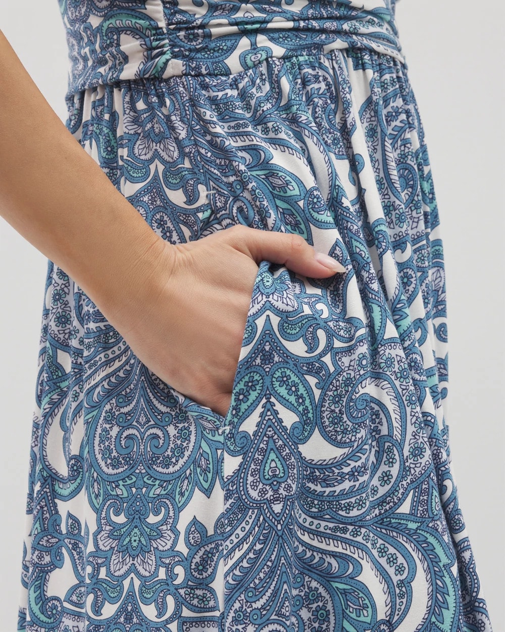 SHOW OFF PAISLEY COCONUT - Goddess Midi Bra Dress | Soma