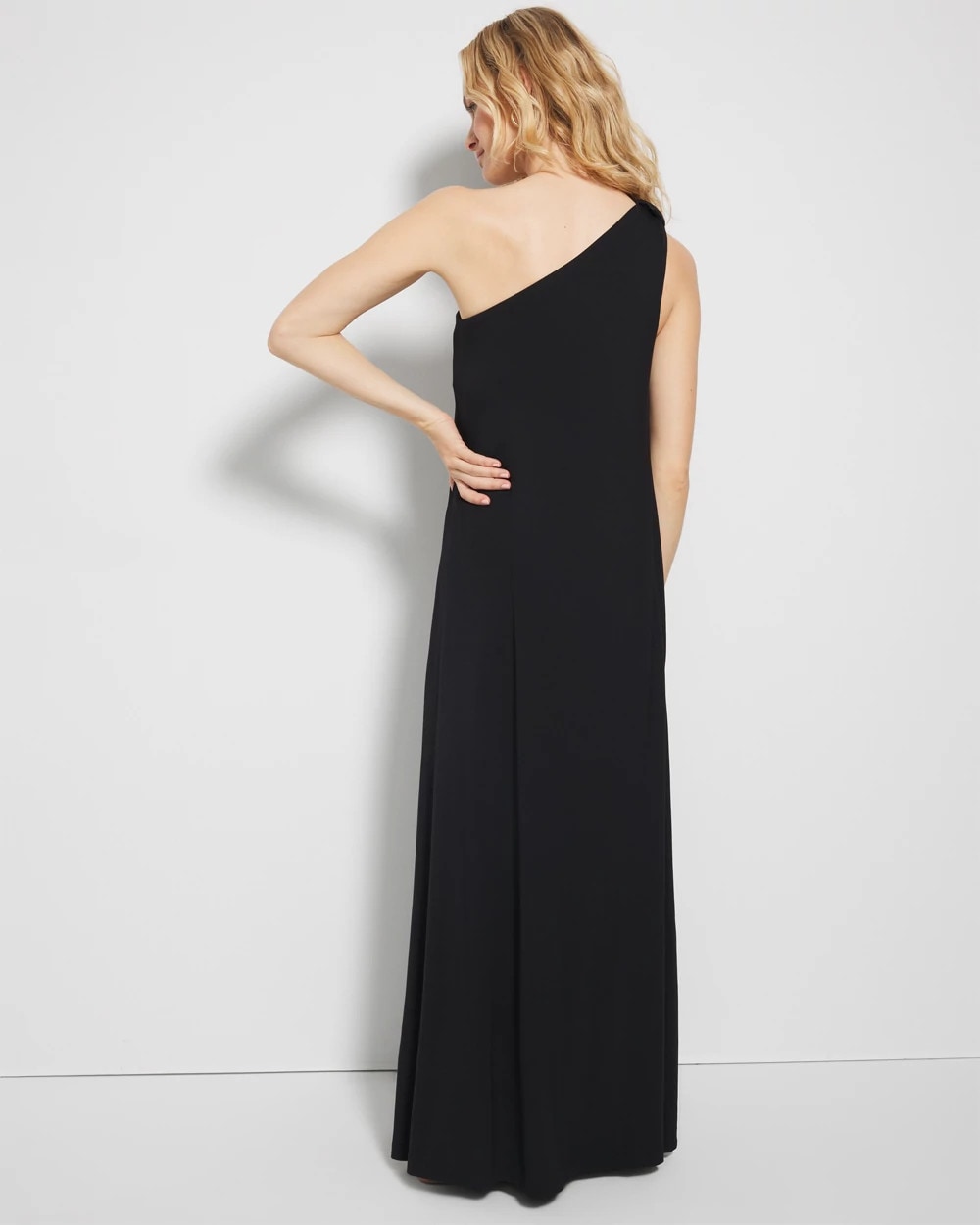 BLACK - One-Shoulder Maxi Bra Dress | Soma