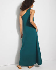 DEEP TEAL - One-Shoulder Maxi Bra Dress | Soma
