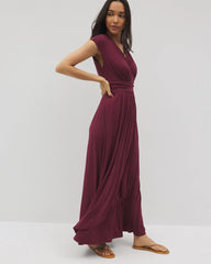 VELVET PLUM - Serenity Maxi Bra Dress | Soma