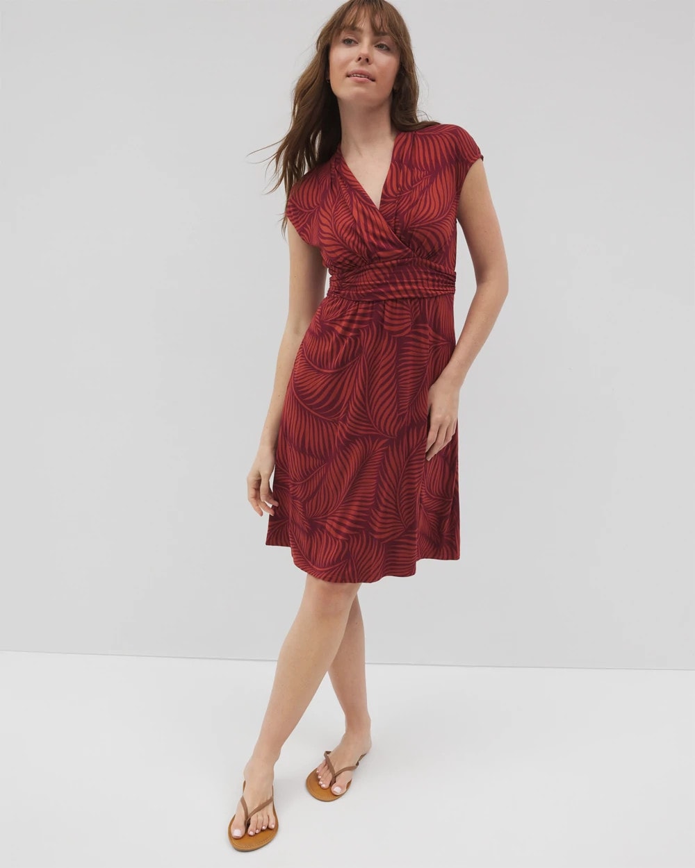 PEACEFUL PALMS MID VELVET - Mini Bra Dress | Soma