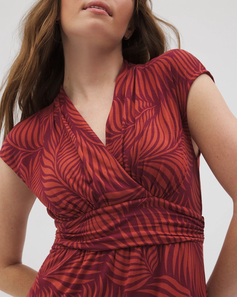 PEACEFUL PALMS MID VELVET - Mini Bra Dress | Soma