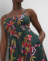SUNRISE FLORA M EMERALD - Paradiso Short Bra Dress | Soma