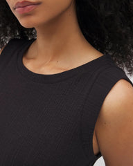 BLACK - Rib Lounge Short Dress | Soma