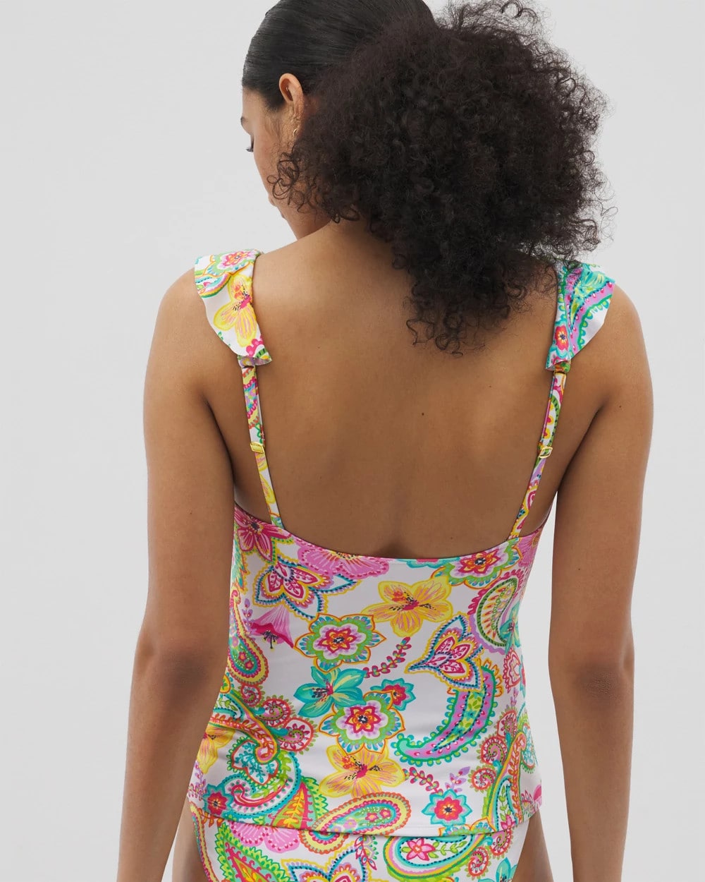 MULTI - Bleu Rod Beattie All Set for Summer Ruffle Tankini | Soma