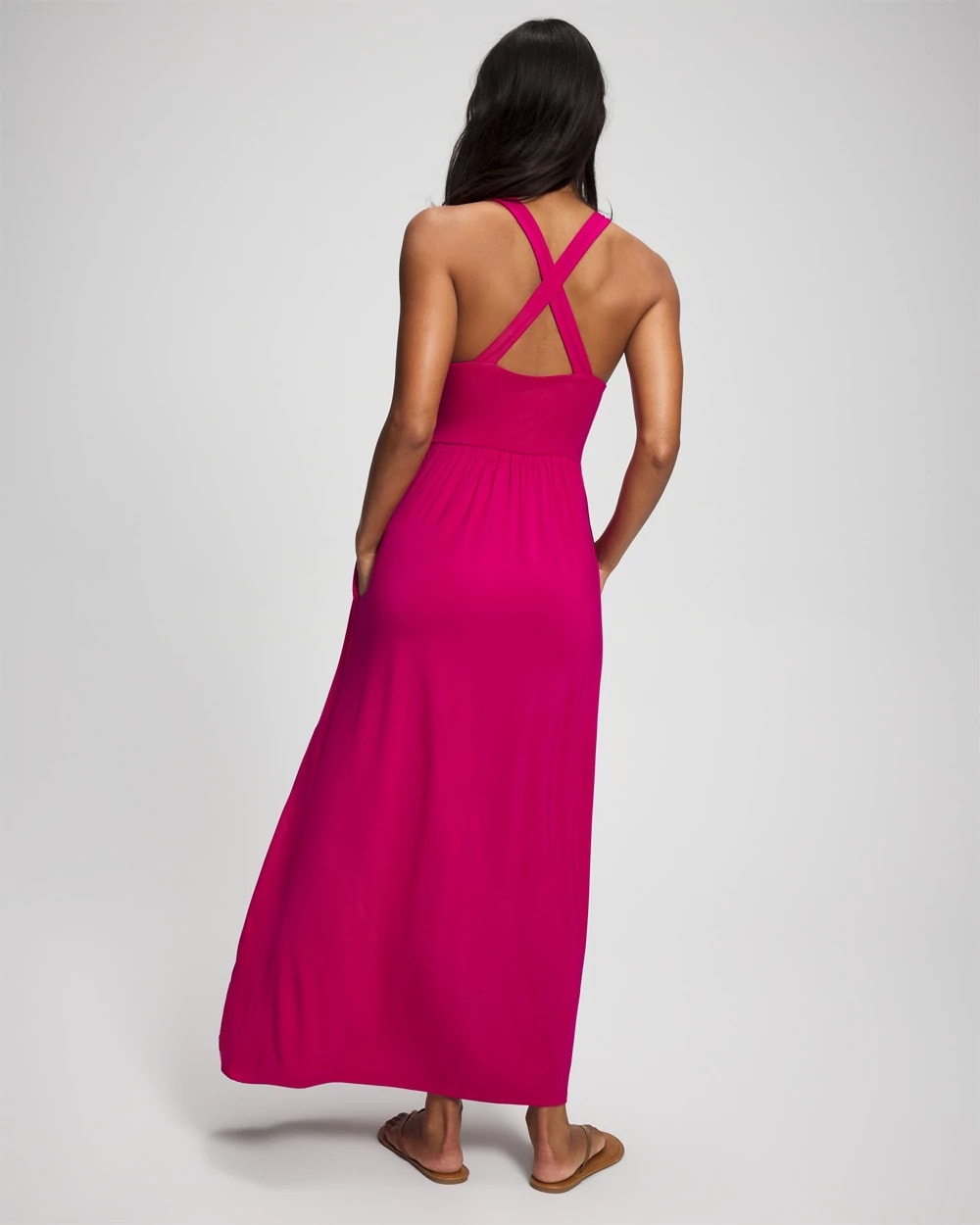 PINK COSMO - Soft Jersey Twist Front Maxi Dress | Soma