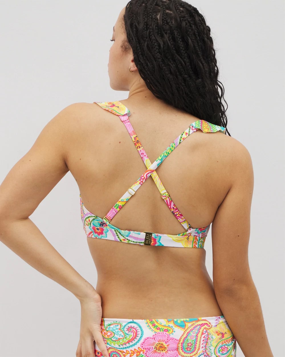 MULTI - Bleu Rod Beattie All Set For Summer Over the Shoulder Underwire Bikini | Soma