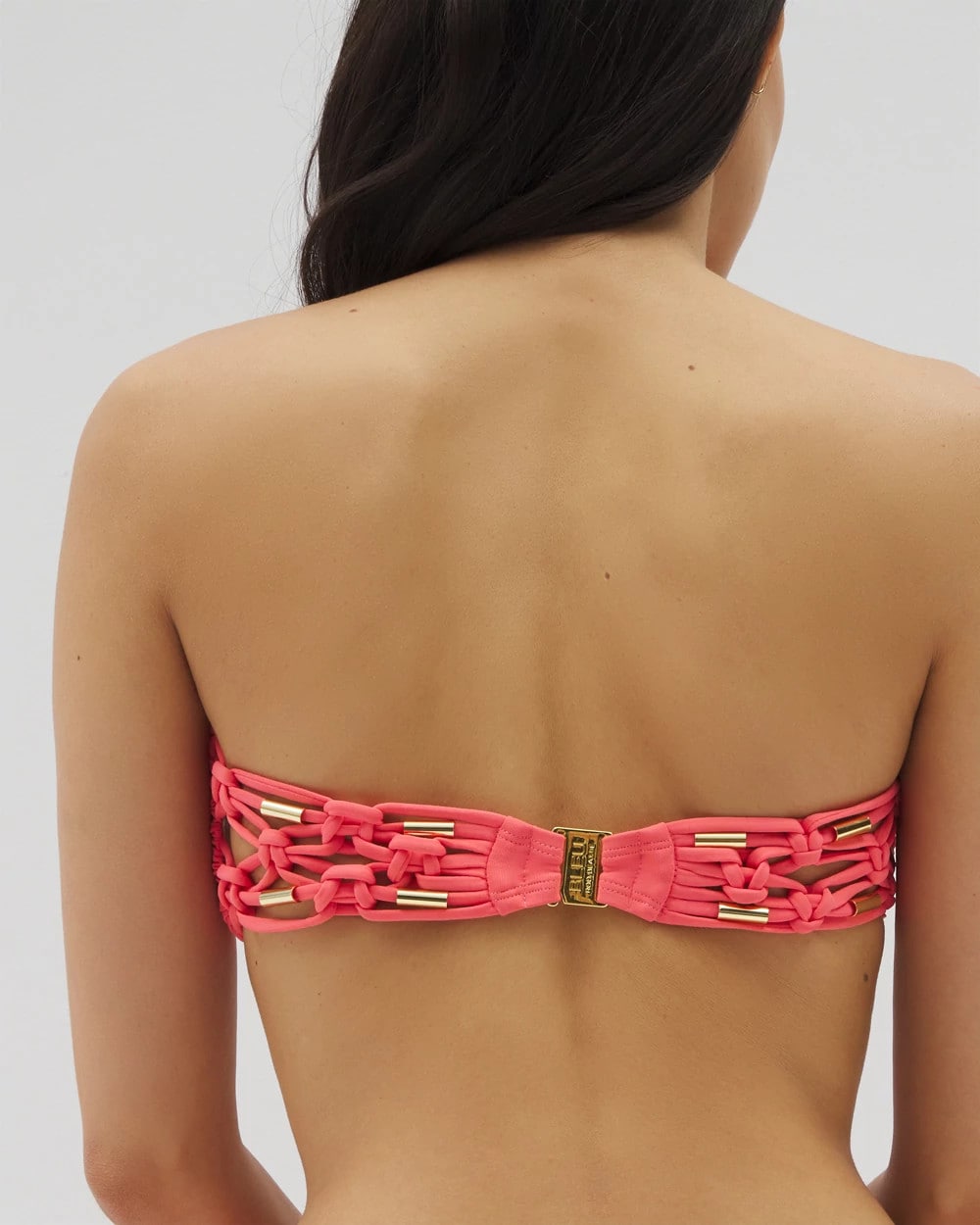 BARDOT BLUSH - Bleu Rod La Cote Dazure Macrame Bandeau | Soma