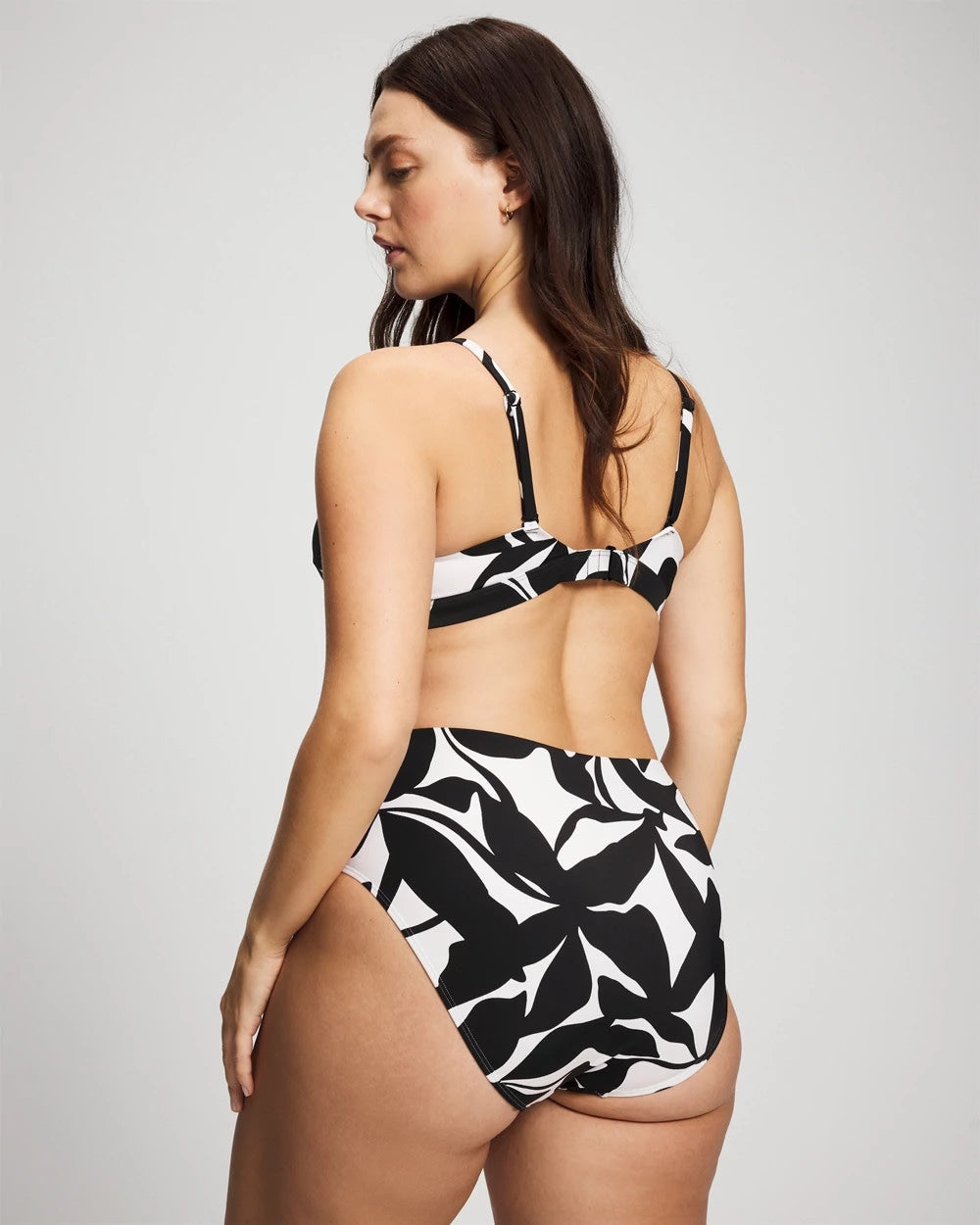 MEANDERING LEAF BLACK - High-Waist Enbliss Bottom | Soma