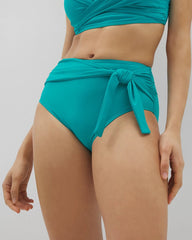 SURFSIDE TEAL - High-Waist Tie Bottom | Soma