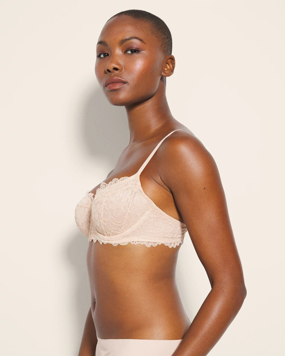 HUSH - Soma Balconette Unlined Bra with Lace | Soma