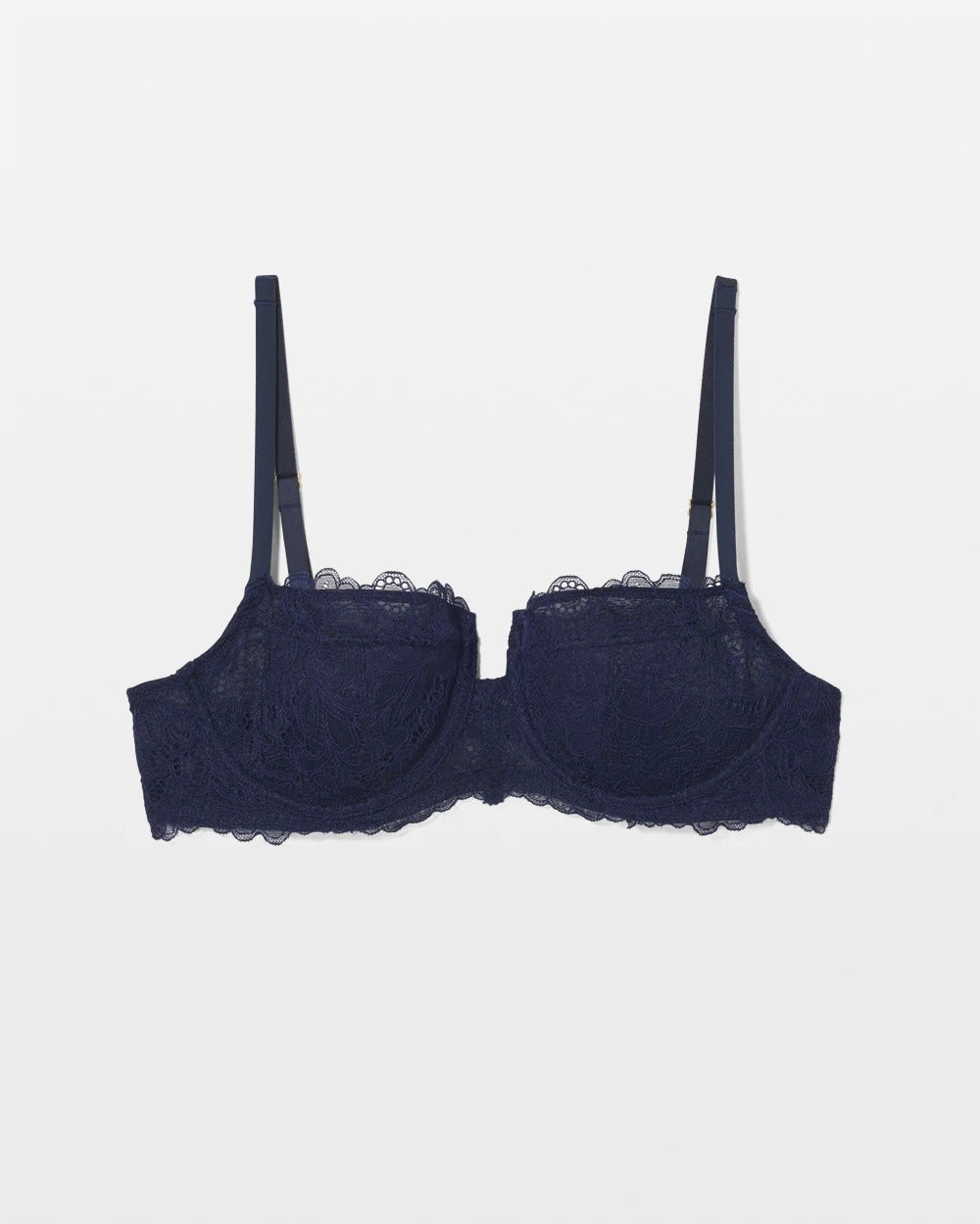 NIGHTFALL NAVY - Soma Balconette Unlined Bra with Lace | Soma