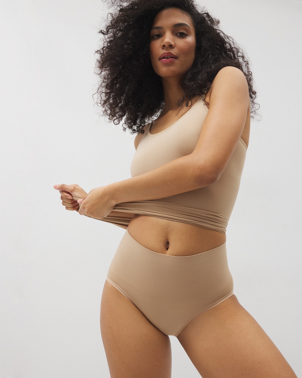 WARM AMBER - Mid-Level Shaping Seamless Brief | Soma