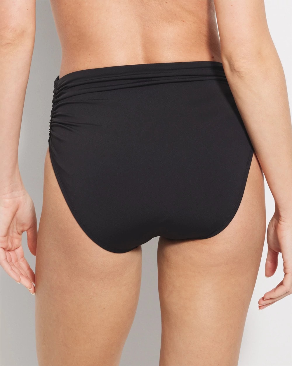 BLACK - Beattie Side-Shirred Bikini Bottom | Soma