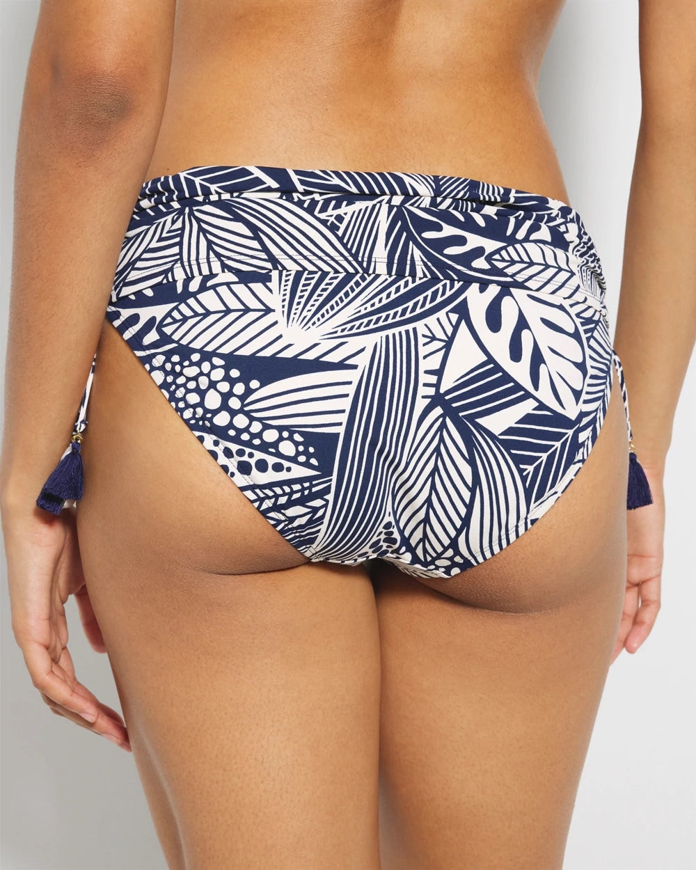 MIDNIGHT - Bali Breeze Shirred Hipster Bottom | Soma