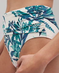 PALM PERFECT COCONUT - Ruched High-Waist Bikini Bottom | Soma