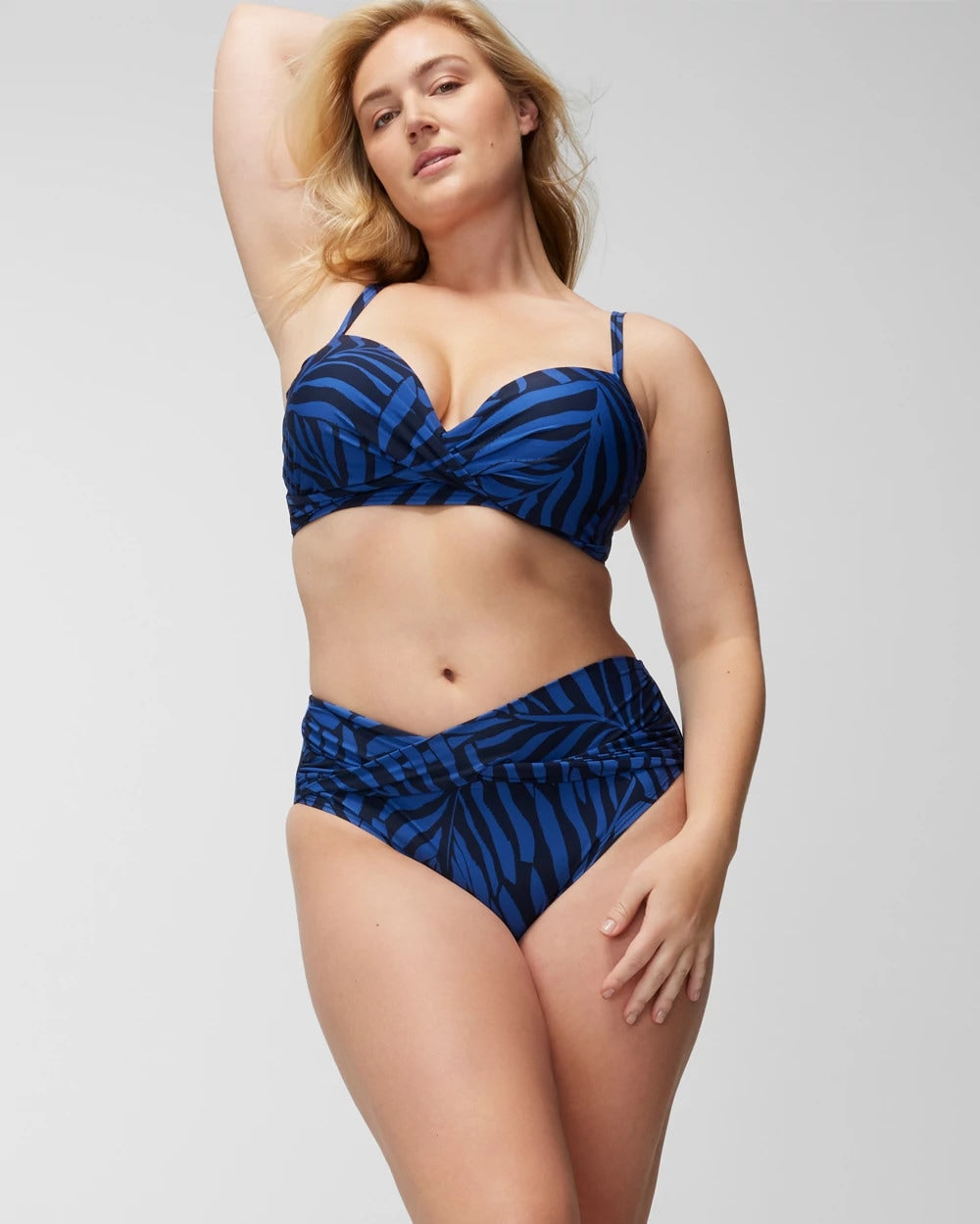 UNBELEAFABLE TRUE BLUE - Twist-Front Bikini Bottom | Soma