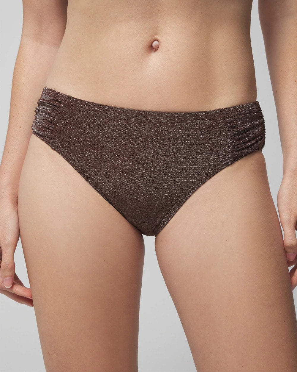 DOLCE VIDA DARK NUDE - Ruched Bikini Bottoms | Soma