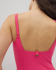 HIBISCUS - Bleu Rod Beattie Walk the Line Square Neck One-Piece | Soma